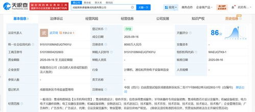 成都高投成立集成電路新公司，注冊資本8000萬，專注信息系統集成服務